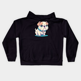 Kawaii Bulldog Kids Hoodie